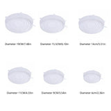 6Pcs Silicone Stretch Lids for Bowls, Microwave & Fridge Safe
