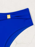 sexy push up bikinis sets two pieces solid high waist swimsuit bathing suit Swimwear Biquini conjunto de bikini tankini biquini