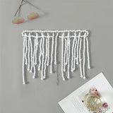 Luxury Pearls Chain Fringe Tassel Bikini Bottom Swim Brief Women Swimwear Female Bather Brazilian Tanga Panties Underwear