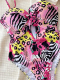 Wrinkled Bra Cup Swimsuits 2025 Female Swimwear One Piece Swimsuit Women Monokini High Cut Bathing Suit Swim Beach Wear Bodysuit