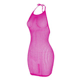1PC Women Sexy Fishnet Beach Cover Up Hollow Out Bodycon Dress See Through Summer Swimwear