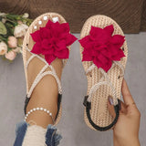 2026 NEW  Flower Wedge Sandals for Women Summer Fashion Platform Slippers Woman Lightweight Non Slip Beach