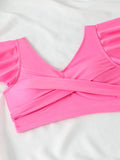2026 Ruffle Bikinis Women Sexy Swimwear Female High Wasit Swimsuit Bathers Bathing Swimming Swim Suit Beachwear Summer
