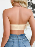 3PCS Daily Strapless Women's Bra Seamless Unlined wireless front closure Push-up bra Trendy Solid Comfortable Lingerie