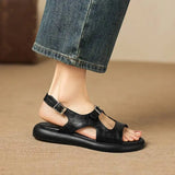 Spring and Summer New Model Fashion Low Heel Women's Shoes Fish Mouth Open-toe Buckle Casual Student Women's Sandals High 2.5cm