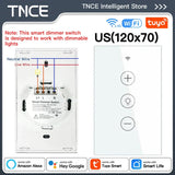 TNCE Tuya WIFI Light Dimmer Switch EU/US Brightness adjust LED Dimmer Breaker Module Smart Life Voice Control Alexa Google Home