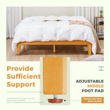 JHK Solid Wood Bed Frame With Slat Support Easy Assembly