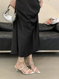 Sexy Pointed Toe Design High Heel French Mules Sandals Summer New Thin Heel Fashionable Sandals Dress Single Shoes Women 2026