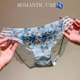 Women's low-waist underwear transparent breathable quick-drying girl's briefs