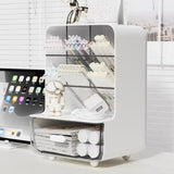 Slant plug pen holder office desk stationery desktop models organizer compartment storage capacity miscellaneous shelves