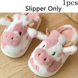 Halloween Christmas Cartoon Cow Kigurumi Unicorn Pajama Slipper Jumpsuit Women's Cute Zipper Hooded Sleepwear Onesies Winter