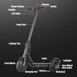 AiliFE Electric Scooter with Smart App 36V Battery 19Mph 350 Motor 8.5Inch Tyres Foldable Escooter