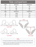 5-piece set of women's sexy embroidered flower underwear with seamless hollow out easy to wash and dry underwear C960