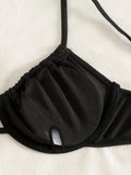 ZTVitality Sexy Solid Underwire Bikinis 2025 New Arrival Two- Piece Push Up Swimsuit Women's Swimwear Summer Beachwear Biquini