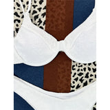Sexy White Underwired Bra Bikini With Cup Women Swimwear Female Swimsuit Two-pieces Bikini set Bather Bathing Suit Swim V4436