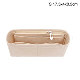 1PC Felt Insert Bag Organizer, Makeup Organizers, Liner Perfect for Brand Women's Handbags For And Cosmetic Bags〔Nest〕