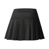 New Summer Tennis Skirt Sports Culottes Quick Drying Double Layered Pleated Skirts Women Solid Color Running Fitness Skirt