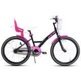 Joystar Kids Bike For Girls With Training Wheels Doll Seat