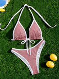 Sexy Women's Swimsuit Two-piece Bikinis Sets Two-piece Beach Trend Bikini Female Swimwear for Bathing Suit Woman Beachwear