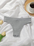 Seamless thong sports yoga comfortable seamless underwear sexy solid color women's underwear Z626