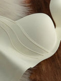 MOYISU Anti-Sag Full Coverage Bra Small Bust | Wireless Push Up Lift | Seamless Bralette for Summer Cooling Comfort CA Underwear