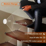 Motion Sensor Light Led USB Night Lights Rechargeable Lamp for Home Bedroom Staircase Hallway Wardrobe Cupboard Led Lighting