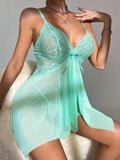 New In Sexy Lingerie For Woman Transparent Porno Sexual Clothing Babydoll Lace Teddy Dress Erotic Underwear Crotchless Sleepwear