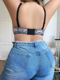 Women's Plus Size Underwear Half Cup Pull Together Sexy Lace Flower Steel Ring Design Suitable for Full Women 90D-105D B2359