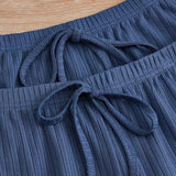 3PCS Pajamas Set for Women Sleepwear Solid Vest Shorts and Pants Paired with Lace Splicing for Homewear Loungewear