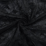 Toucheart Sexy Mesh Patchwork Embroidery Jumpsuit For Women Lace Sling Underwear Solid Color Sexy See-Through Backless Jumpsuit