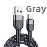 5A USB Type C Cable Wire For Samsung S10 S20 Xiaomi mi 11 Mobile Phone Fast Charging USB C Cable Type-C Charger  huawei Cables