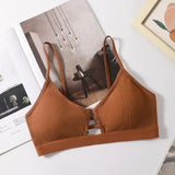 Sexy Non-wire Bras For Women Seamless Underwear Tube Tops Hollow Bras Push Up Sexy Lingerie Female Bandeau Bras Top