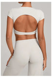 Sexy Hollow Out Backless Sports Shirts Women Shorts Sleeve High-strength Double-layer Stitching Without Chest Sports Tank Tops
