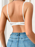pretty White bra ultra-thin lace sexy women's underwear preferred for romantic dates Lingerie MR3006