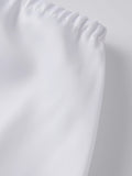 Womens Elegant Satin Mini Skirt Fashion Stylish Mid Rise Lace Trim Irregular Skirt Casual Skirt for Daily Life Party Summer Club