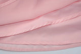 FDYOUI Women's Halter Off Shoulder Camisoles 2026 Summer Sexy Lace-up Backless Pink Tank Top Girls Loose Solid Tops Streetwear