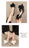 2026 New Thin Heels Pumps Women Blue Elegant Slip-On Party Shoes Woman Summer Pointed Toe Solid Color High Heels Shoes