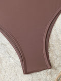 Strappy High Waist Bikinis 2026 Women Sexy Shell Swimsuit Solid Padded Swimwear Female Bathers Bathing Swimming Swim Suit
