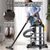 SucceBuy Wet Dry Shop Vacuum Powerful Suction For Carpets And Pet Hair
