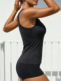 Summer Women's Lace Neckline Seamless Tank Top Slim Fit Soft Stretchy Camisole Basic Sleeveless Layering Vest Underwear