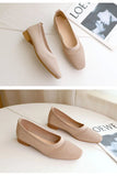 Breathable Mesh Fashion Flats For Women Spring Summer Flat Shoes Square Toe Slip-on Loafers Soft Sole Girls Daily Walking Shoes