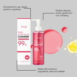 HOYGI Facial Cleansing Gel Oil Control Moisturizing Face Wash Anti-Acne Pore Refining Blackhead Remover Gentle Brightening Skin