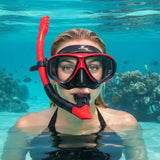DIVE&SAIL Scuba Mask Snorkel Set Tempered Glass