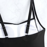 2026 Strappy Tankini Set Two Pieces Swimwear Female Beach Wear Swimsuit Women Bathers Bathing Swimming Swim Suit Beachwear