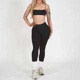 2/3PCS NoLogo Seamless DVision Yoga Set Women Workout Scrunch Leggings Strappy Sports Bra Fitness Gym Shorts Workout Suits XP65