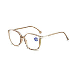 Reading Glasses Women Men Square Prescription Lenses Multifocal Eyeglasses Anti-blue Light Computer Eyewear Frames