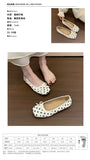 2026 New Polka Dot Women Ballet Flats Comfort Round Toe Shoes Street Style Soft Sole Ladies Eelgant Dress Slip on Loafers Shoes