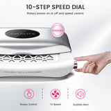 Nail Dust Collector, Foldable Large Suction Nail Dust Vacuum Cleaner, Nail Art and Manicure Fan Vacuum Cleaner