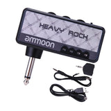 VITOOS Electric Guitar Plug Mini Headphone Amp Amplifier Heavy Rock Compact Portable