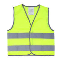 Kid Safety Vest Outdoor Night Reflective Waistcoat for Kid Child Boy Girl (Yellow M Size) Reflective Safety Vest